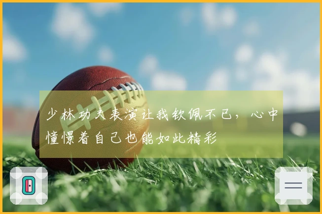 少林功夫表演让我钦佩不已，心中憧憬着自己也能如此精彩